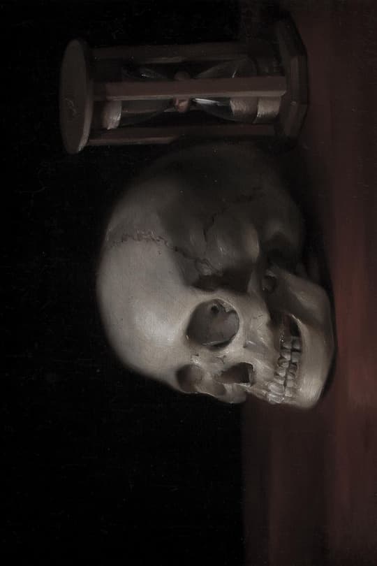 Vanitas: Skull & Hourglass