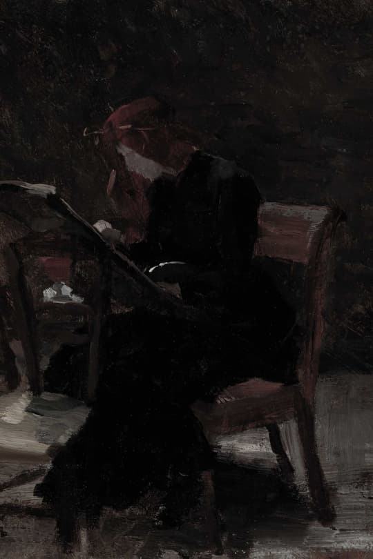 Woman at Mirror