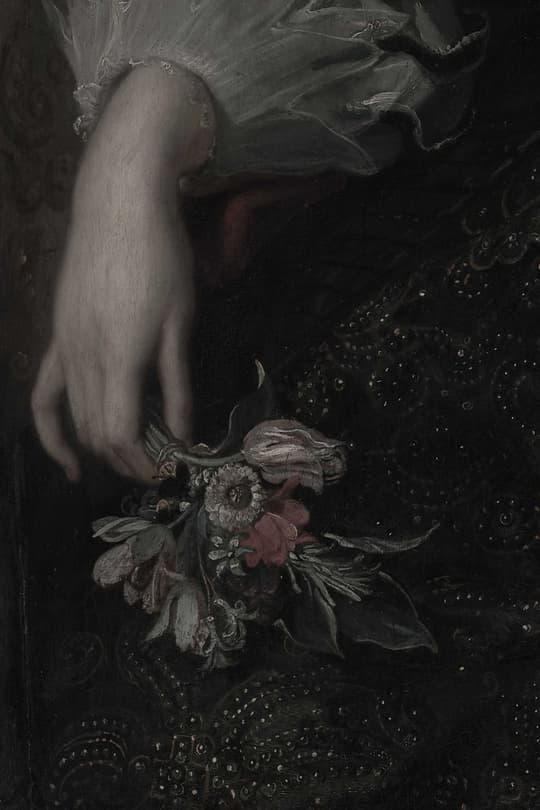 Ethereal Spirit with Nocturnal Blooms