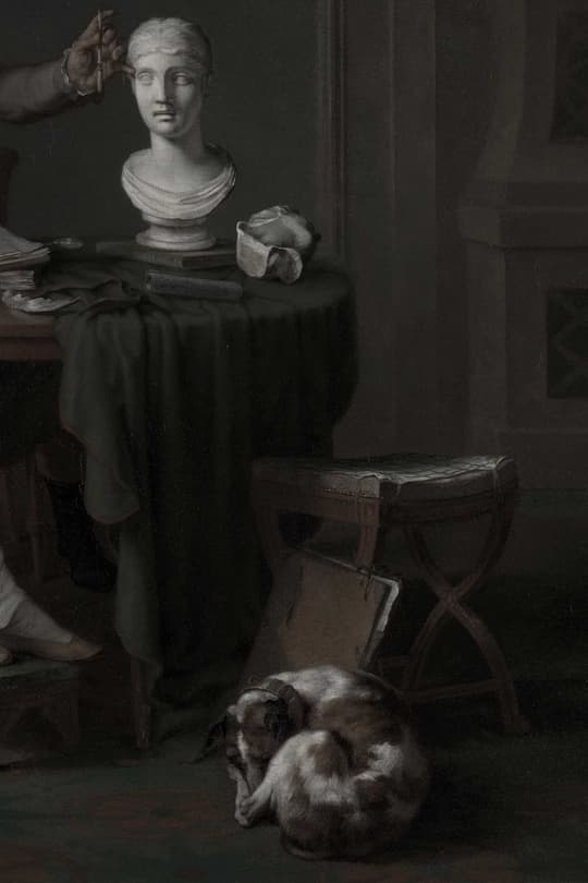Artist's Studio with Bust