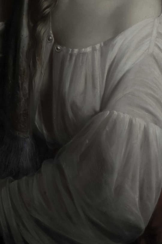 Woman in White Repose
