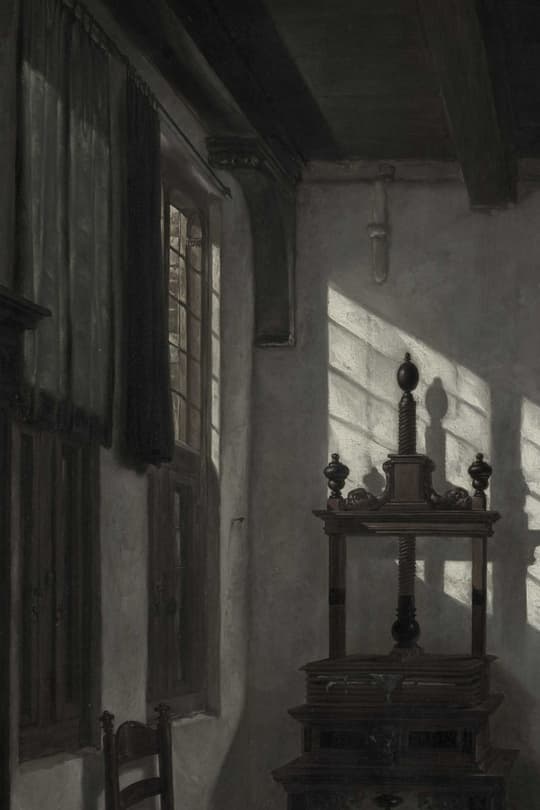 Sunlit Interior with Furniture