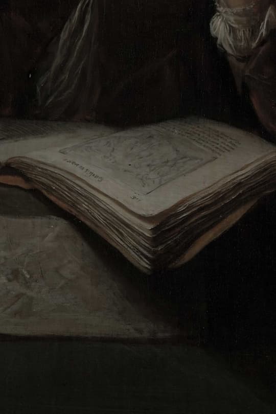 Open Book in Shadow