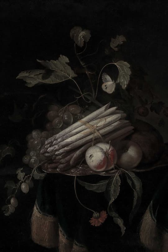 Still Life with Vegetables & Insects