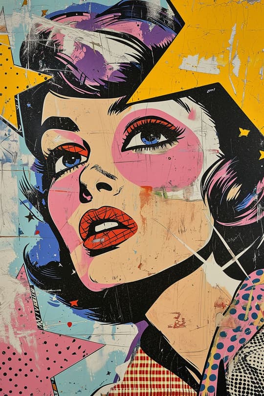 Pop Art Icon Portrait