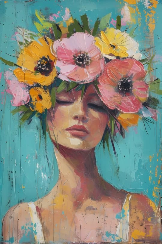 Floral Crown Portrait