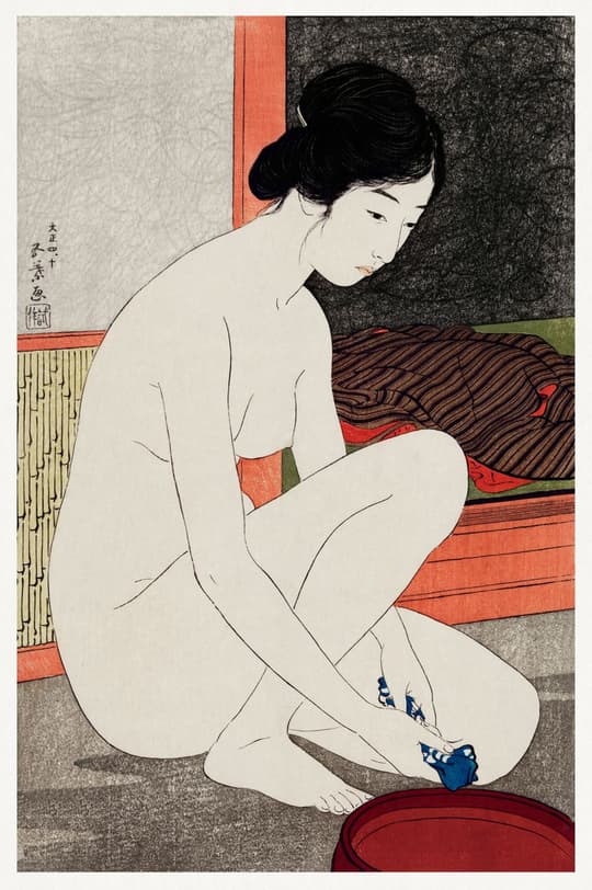 Woman at Her Toilette
