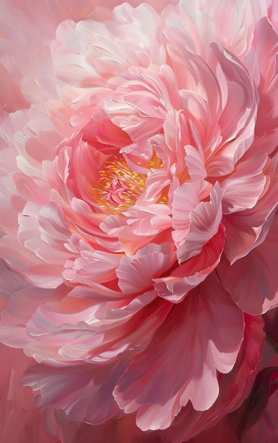 Pink Peony Bloom