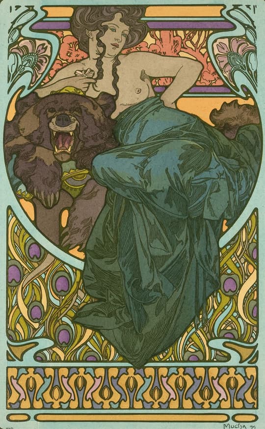 Woman with Bear