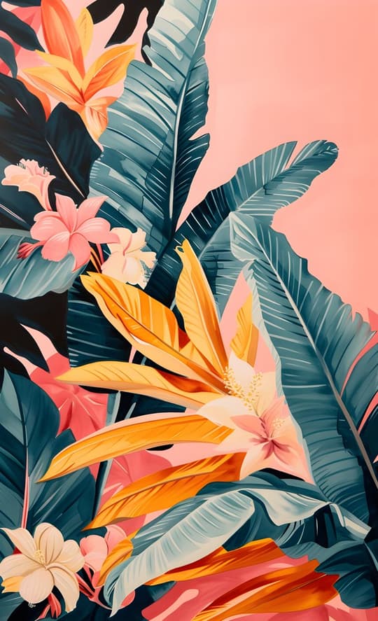 Tropical Bloom Paradise