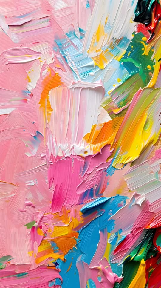 Vibrant Paint Swirl